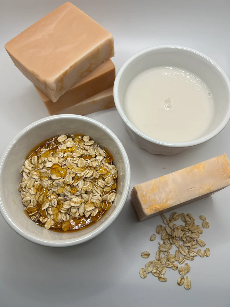 Oatmeal, Milk & Honey Handmade Soap (Travel Size)