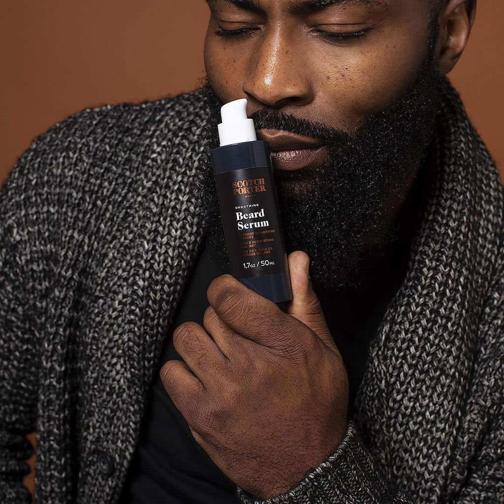 Smoothing Beard Serum for Men 1.7 Oz Bottle…
