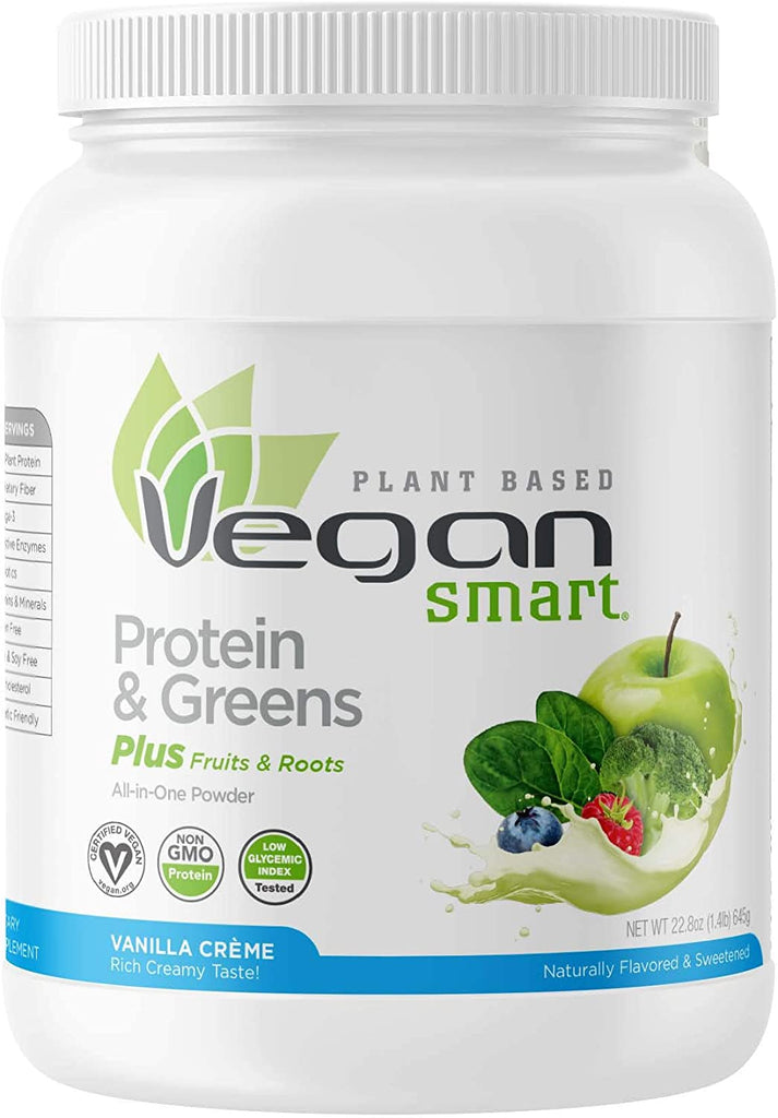 Plant Based Vegan Protein Powder Vanilla Crème 22.8 Oz
