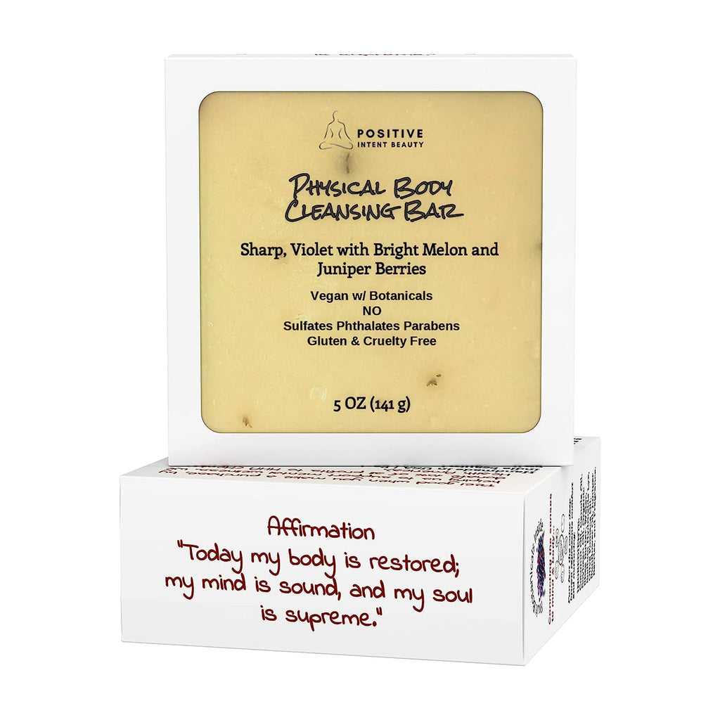 Physical Yoni Affirmation Soap, Cleanse with Exfoliating Berries, for All Skin Types, 5 Oz
