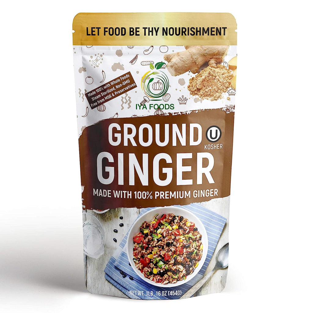 Ginger Ground, Kosher Certified 1 Lb Pack